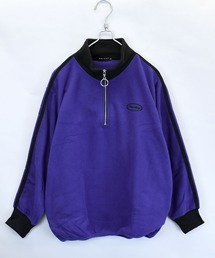Anytime Songs（エニータイムソングス）の「fleece sleeve line half zip pullover/フリース 袖ライン ハーフジップ トレーナー（スウェット・キッズ）」