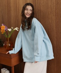 sleeve ENC logo wool lining sweat / 裏起毛ENCロゴ刺繍スウェット