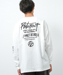 RAT EFFECT | ストリート袖ロゴスーパービッグロングTシャツ(Tシャツ/カットソー)
