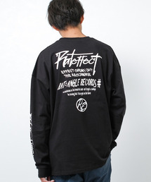 RAT EFFECT（ラットエフェクト）の「ストリート袖ロゴスーパービッグロングTシャツ（Tシャツ/カットソー）」