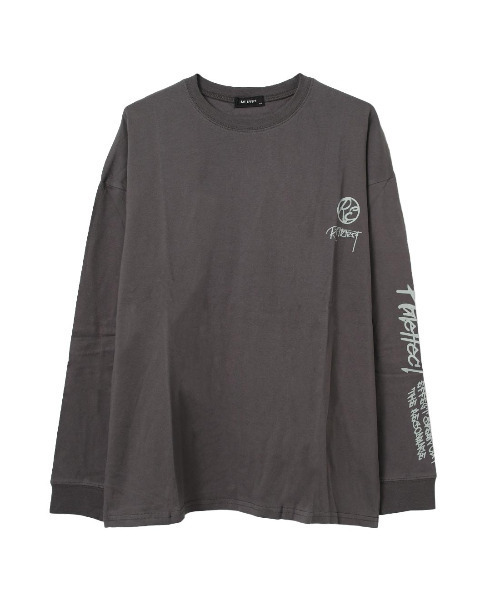 RAT EFFECT(ラットエフェクト)の「ストリート袖ロゴスーパービッグロングTシャツ(Tシャツ/カットソー・キッズ・オフホワイト/チャコールグレー/ブラック/ライトグレー・130/140/150/160/170)」の20枚目の写真