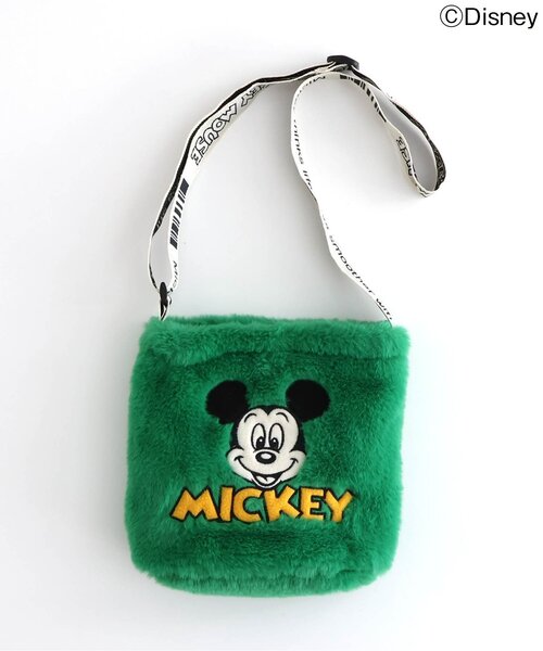 Disney（ディズニー）の「WEB限定 ディズニーキャラクター/ショルダーバッグ（ショルダーバッグ・キッズ・ブラック/グリーン/アイボリー・FREE）」の3枚目の写真