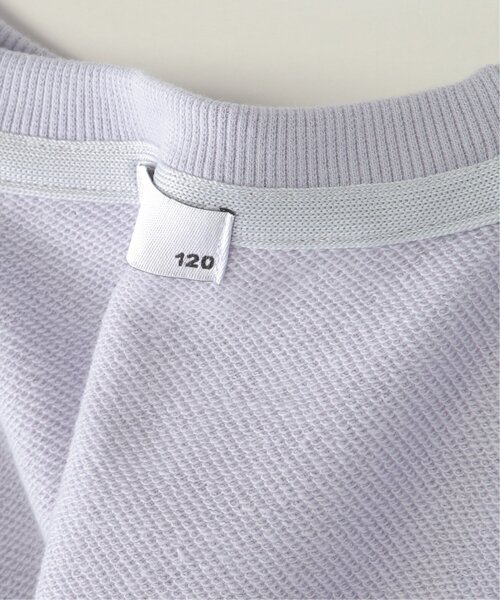 ikka（イッカ）の「裾シフォンミニロゴ刺繍プルオーバー（120~160cm）（スウェット・キッズ・ベージュ/ダークラベンダー/ダークグレー・140/150/160/130/120）」の9枚目の写真