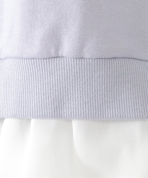 ikka（イッカ）の「裾シフォンミニロゴ刺繍プルオーバー（120~160cm）（スウェット・キッズ・ベージュ/ダークラベンダー/ダークグレー・140/150/160/130/120）」の10枚目の写真