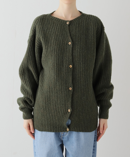 セール】【BASERANGE/ベースレンジ】MEA CARDIGAN / KMEC-RW-WI24 