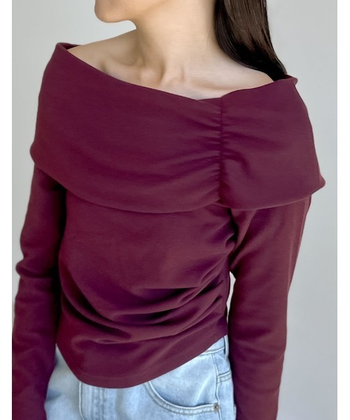 未使用❣️RECTO レクト カットオフディテールカラークロップオーバーシャツ 未使用❣️RECTO レクト カットオフディテールカラークロップ
