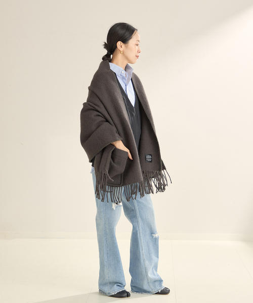 ■plage■ラブアンカンクリ■PocketShawlUniショール■ストール■ LAPUAN KANKURIT/ラプアンカンクリ POCKET UNI ショール