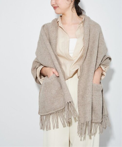 plage ラプアンカンクリ POCKET UNI ショール plage｜LAPUAN KANKURIT / ラプアンカンクリ POCKET SHAWL UNI