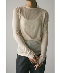 STYLEMIXER | スリットスリーブスムースニット(ニット/セーター)