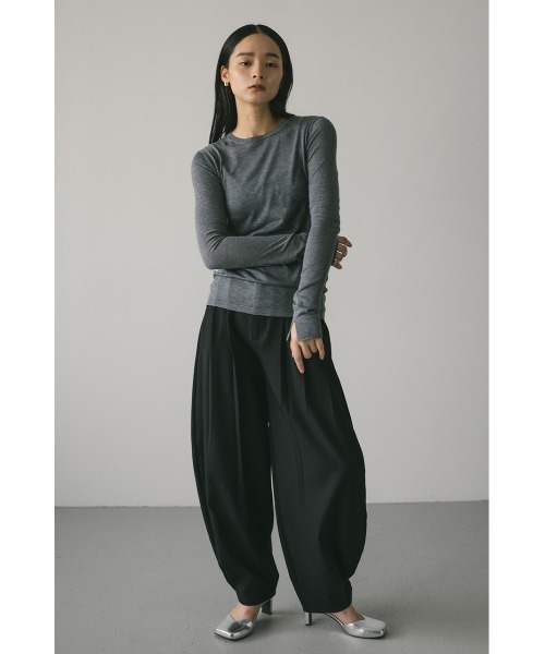 STYLEMIXER（スタイルミキサー）の「スリットスリーブスムースニット（ニット/セーター・レディース・アイボリー/レッド/グレー/ブラック・FREE）」の22枚目の写真