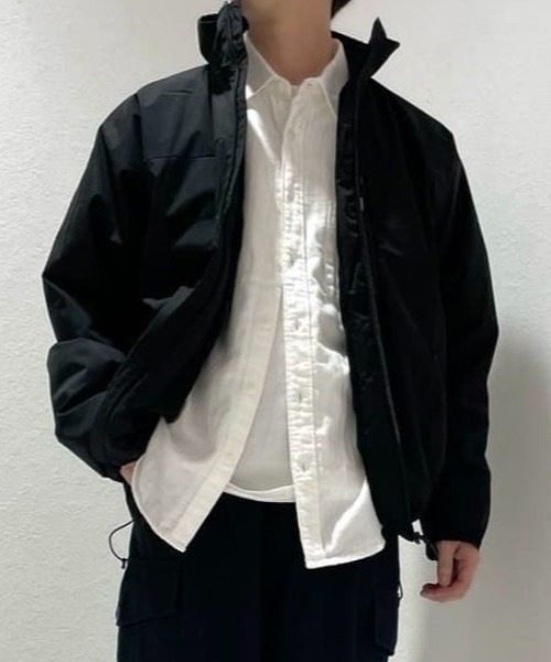 NAVY（ネイビー）の「NAVY SOLOTEX(R)使用 裏シャギースタンドジャケット（ブルゾン・メンズ・グレー/ブラック/カーキ・M/L/XL/XXL）」の16枚目の写真