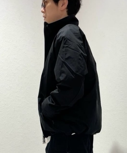 NAVY（ネイビー）の「NAVY SOLOTEX(R)使用 裏シャギースタンドジャケット（ブルゾン・メンズ・グレー/ブラック/カーキ・M/L/XL/XXL）」の17枚目の写真