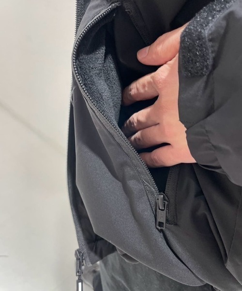 NAVY（ネイビー）の「NAVY SOLOTEX(R)使用 裏シャギースタンドジャケット（ブルゾン・メンズ・グレー/ブラック/カーキ・M/L/XL/XXL）」の22枚目の写真