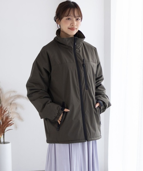 NAVY SOLOTEX(R)使用 裏シャギースタンドジャケット（ブルゾン）｜NAVY