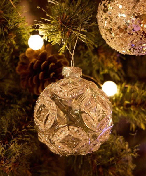 セール】【2024Xmas】クリアダイヤオーナメント（インテリア雑貨