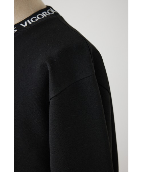 AZUL by moussy（アズールバイマウジー）の「ネックジャガードベーシックトップス（スウェット・メンズ・ホワイト/ブラック・SMALL/LARGE/MEDIUM）」の16枚目の写真