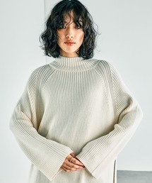 LEPSIM | 7ゲージラグランリブハイネックプルオーバー 149829(ニット/セーター)