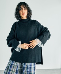 LEPSIM | 7ゲージラグランリブハイネックプルオーバー　149829(ニット/セーター)