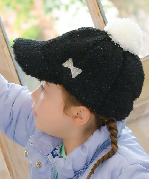 セール】ボア梵天付きキャップ(M～L)（キャップ）｜KP DECO