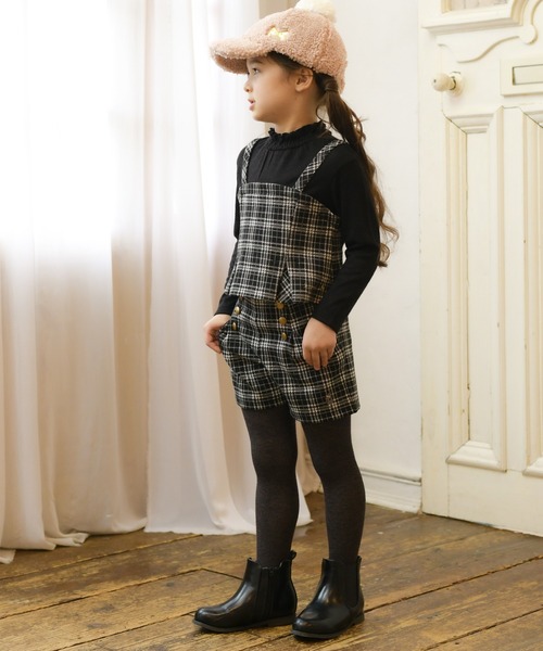 KP DECO（ケーピーデコ）の「ボア梵天付きキャップ(M～L)（キャップ・キッズ・サーモンピンク/ブラック・MEDIUM/LARGE）」の11枚目の写真