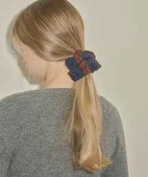 GIUNON | fluffy check chouchouu / フラッフィーチェックシュシュ(シュシュ)
