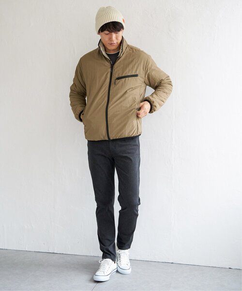 ikka(イッカ)の「【親子コーデ】リバーシブルナイロンフリースブルゾン(ブルゾン・メンズ・ブラック/オリーブ/ベージュ・M/L/XL/S)」の17枚目の写真