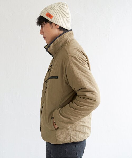 ikka(イッカ)の「【親子コーデ】リバーシブルナイロンフリースブルゾン(ブルゾン・メンズ・ブラック/オリーブ/ベージュ・M/L/XL/S)」の21枚目の写真