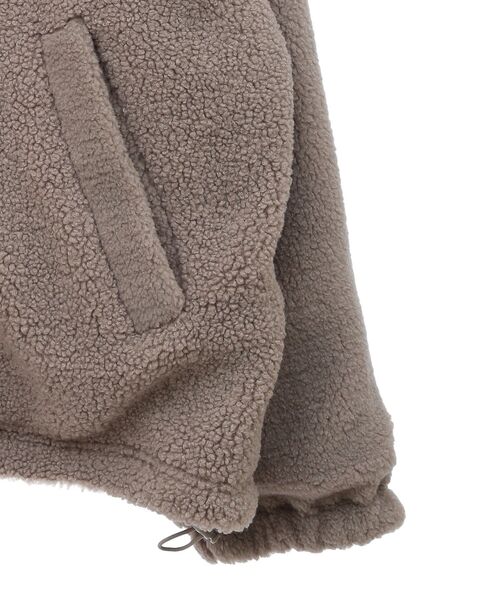 Green　Parks（グリーンパークス）の「リバーシブルコンビボアブルゾン（ブルゾン・レディース・グレイッシュベージュ/サックスブルー/ホワイト系その他2・FREE）」の7枚目の写真