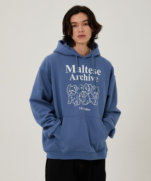 WaiKei(ワイケイ)の「【UNISEX】Wai Kei/マルチーズラインフーディー(ウラケ)(パーカー・レディース・アイボリー/スカイブルー/ボルドー・MEDIUM/LARGE)」の10枚目の写真