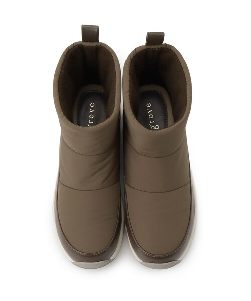 grove（グローブ）の「◆【防水・軽量】スニーカーソールウォームブーツ（ブーツ・レディース・ブラック/ブラウン系その他・M/L）」の6枚目の写真