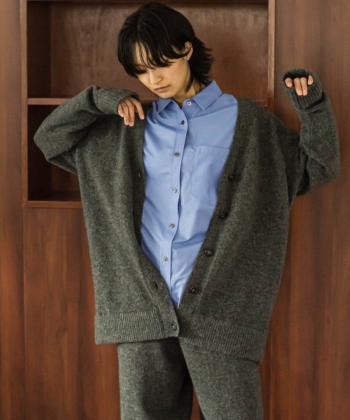 【セール】【カタログ掲載】ルーズVネックカーディガン≪手洗い可能≫（ニット/セーター）｜MAYSON GREY（メイソングレイ）