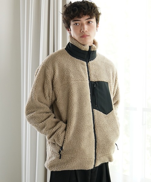 ジャケット・アウター (rukiya1245) MinoriTY（マイノリティ）の「【MinoriTY select】シープボアジップ