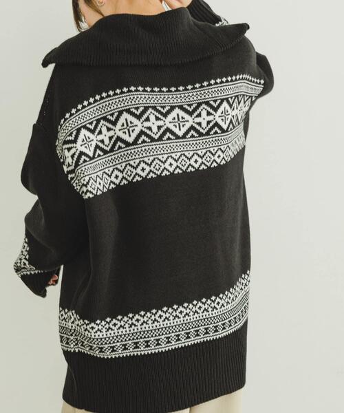 セール】ハーフジップニット（ニット/セーター）｜ITEMS URBANRESEARCH