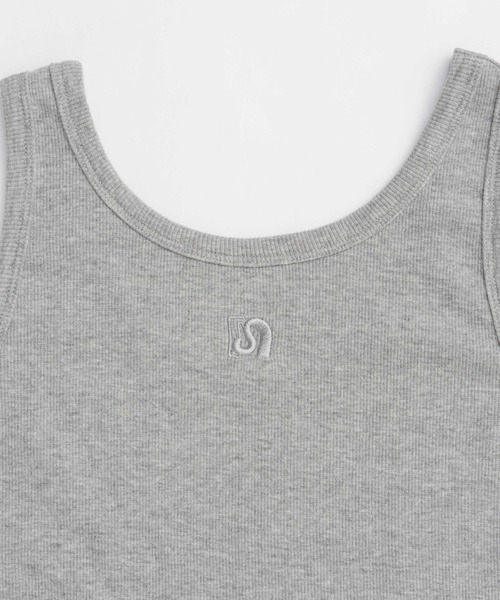 Maison Special フリル付きホワイトタンクトップ MAISON SPECIAL（メゾンスペシャル）の「2way Neck Sheer