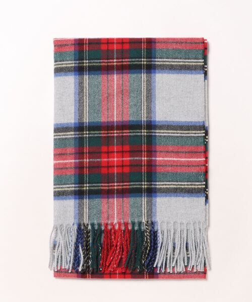 DISCOAT（ディスコート）の「チェックストール（マフラー・レディース・ブラック/グレー/イエロー/ネイビー/ベージュ・FREE）」の3枚目の写真