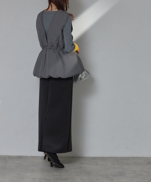 セール】キルティング深Vネックベスト（ベスト）｜each（イーチ）の