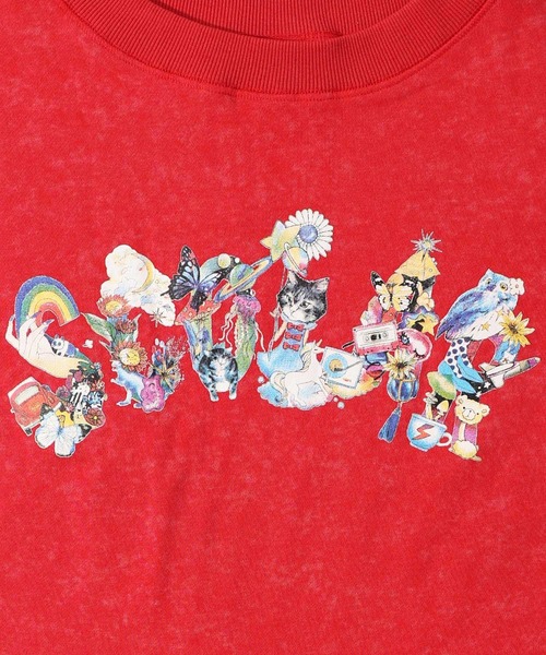 ScoLar（スカラー）の「143717：花蝶アニマルロゴ 裏毛プル