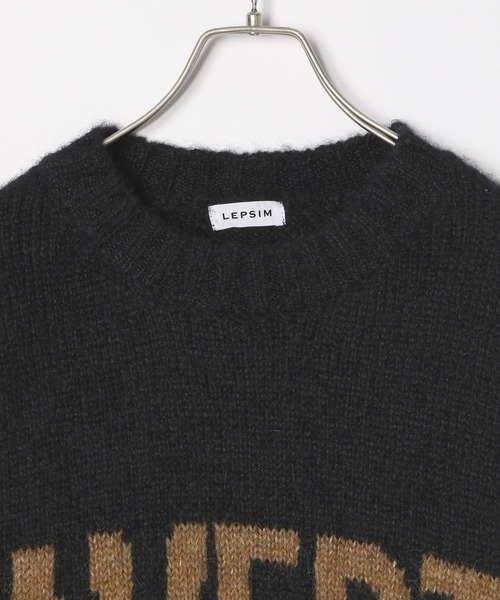 LEPSIM（レプシィム）の「3ゲージブークレロゴプルオーバー　250422（ニット/セーター・レディース・ベージュ/ネイビー/レッド・FREE）」の16枚目の写真