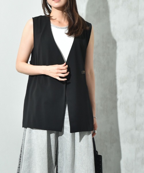 【2025新春福袋】 セール】【CLOCHE】接触冷感ダブルベスト（その他アウター トップス