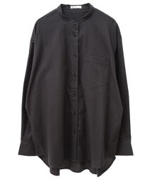 綿ビエラ起毛バンドカラーシャツ/24AW