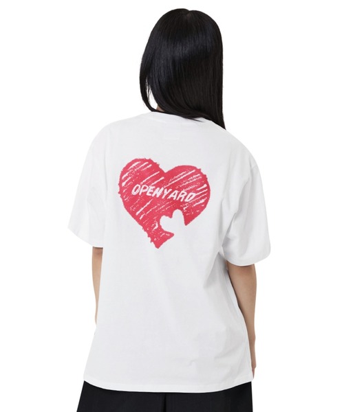 tシャツ 「OY/オーワイ」 CRAYON HEART TEE/クレヨンハート半袖Tシャツ レディース メンズ OY/オーワイ』 CRAYON HEART TEE/クレヨンハート半袖Tシャツ（T