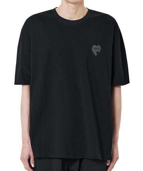 OY(オーワイ)の「『OY/オーワイ』 CRAYON HEART TEE/クレヨンハート半袖Tシャツ(Tシャツ/カットソー・レディース・ブラック/ホワイト・XL/M)」の20枚目の写真