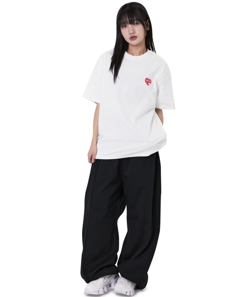 tシャツ 「OY/オーワイ」 CRAYON HEART TEE/クレヨンハート半袖Tシャツ レディース メンズ OY/オーワイ』 CRAYON HEART TEE/クレヨンハート半袖Tシャツ OY