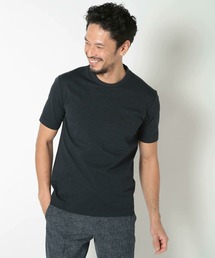 MEN'S BIGI | 【ACTIVE TAILOR/アクティブテイラー】シルケット加工Uネックカットソー＜接触冷感＞＜UVカット＞(Tシャツ/カットソー)