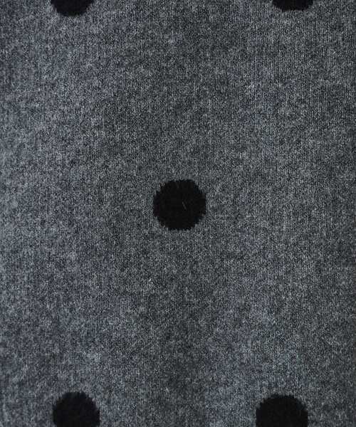 DRESKIP（ドレスキップ）の「【洗える/S-LL】 ドット柄が目を惹く ゆったりジャカードニット（ニット/セーター・レディース・ホワイト系3/ブラック系/グレー系・04/02/03/01）」の15枚目の写真