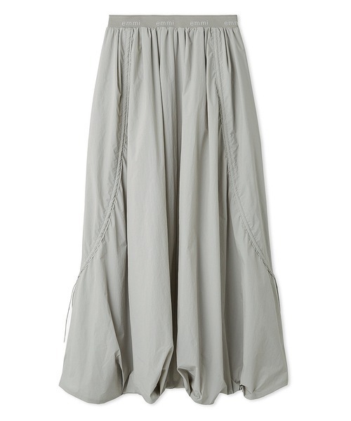 emmi(エミ)の「【10th】【ONLINE限定カラー】emmiロゴジャガードゴムスカート(スカート・レディース・ライトグレー/オフホワイト/ブラック/ライトブルー・0/1)」の8枚目の写真