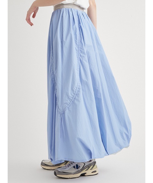 emmi(エミ)の「【10th】【ONLINE限定カラー】emmiロゴジャガードゴムスカート(スカート・レディース・ライトグレー/オフホワイト/ブラック/ライトブルー・0/1)」の16枚目の写真