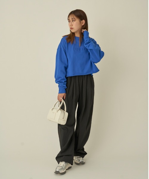 emmi（エミ）の「ボリュームソールメッシュスニーカー（スニーカー・レディース・シルバー/ベージュ/オフホワイト・23cm/23.5cm/24cm/24.5cm/25cm）」の6枚目の写真