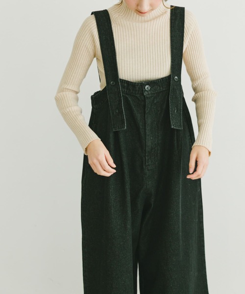 ITEMS URBANRESEARCH（アイテムズ アーバンリサーチ）の「デニムサロペット（サロペット/オーバーオール・レディース・ブラック/インディゴブルー・FREE）」の19枚目の写真