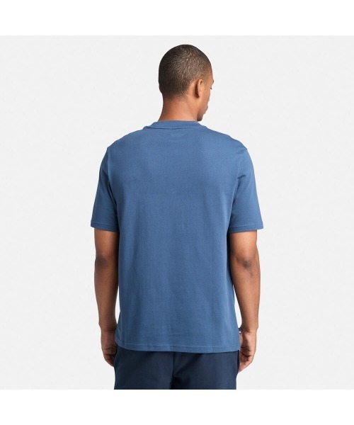 【Timberland】半袖 スリム Tシャツ ブルー / 送料無料 セール】メンズ 半袖 ハンプトン Tシャツ（Tシャツ/カットソー